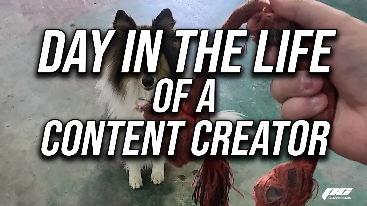 Classic Car Content Creator Day in The Life! Classic Cars and Dogs!